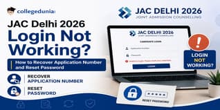 JAC Delhi 2026 Login Not Working: How to Recover Application Number and Reset Password